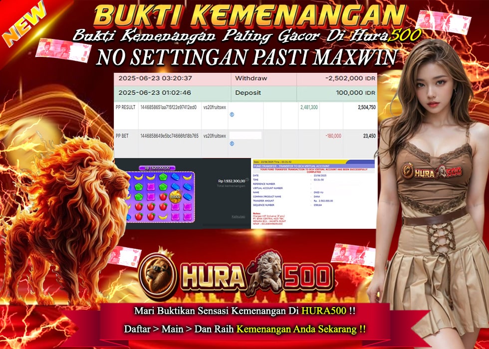 BUKTI JACKPOT PRAGMATIC SLOT SWEET BONANZA 1000x TERPERCAYA DI INDONESIA TGL 23-06-2025